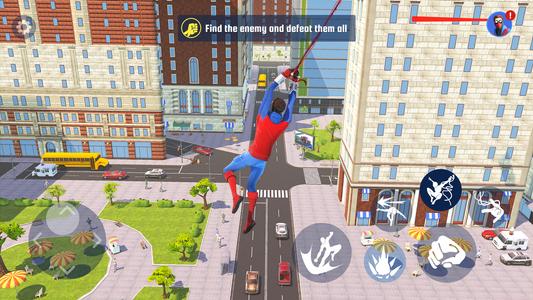 Spider Fighting: Hero Game 截图 1