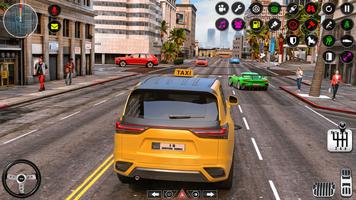 Taxi Simulator City Taxi Games Affiche