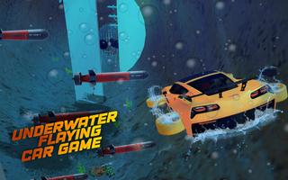 पानी के नीचे फ्लाइंग कार गेम स्क्रीनशॉट 1