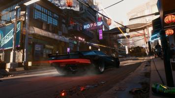 Cyberpunk Racing City ポスター