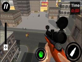 Spy Sniper sur le toit: Stealth City capture d'écran 1
