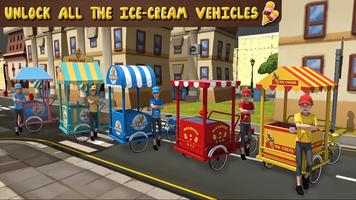 Beach Ice Cream Delivery Cartaz