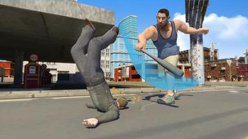 Hunk Big Man 3D: Jeu de combat Affiche