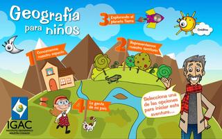 Geografía para Niños โปสเตอร์