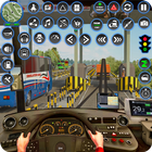 Euro Ônibus Simulador Jogos 3D ícone