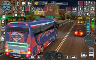 Euro Ônibus Simulador Jogos 3D imagem de tela 1
