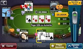 Texas HoldEm Poker Deluxe (BR) capture d'écran 1
