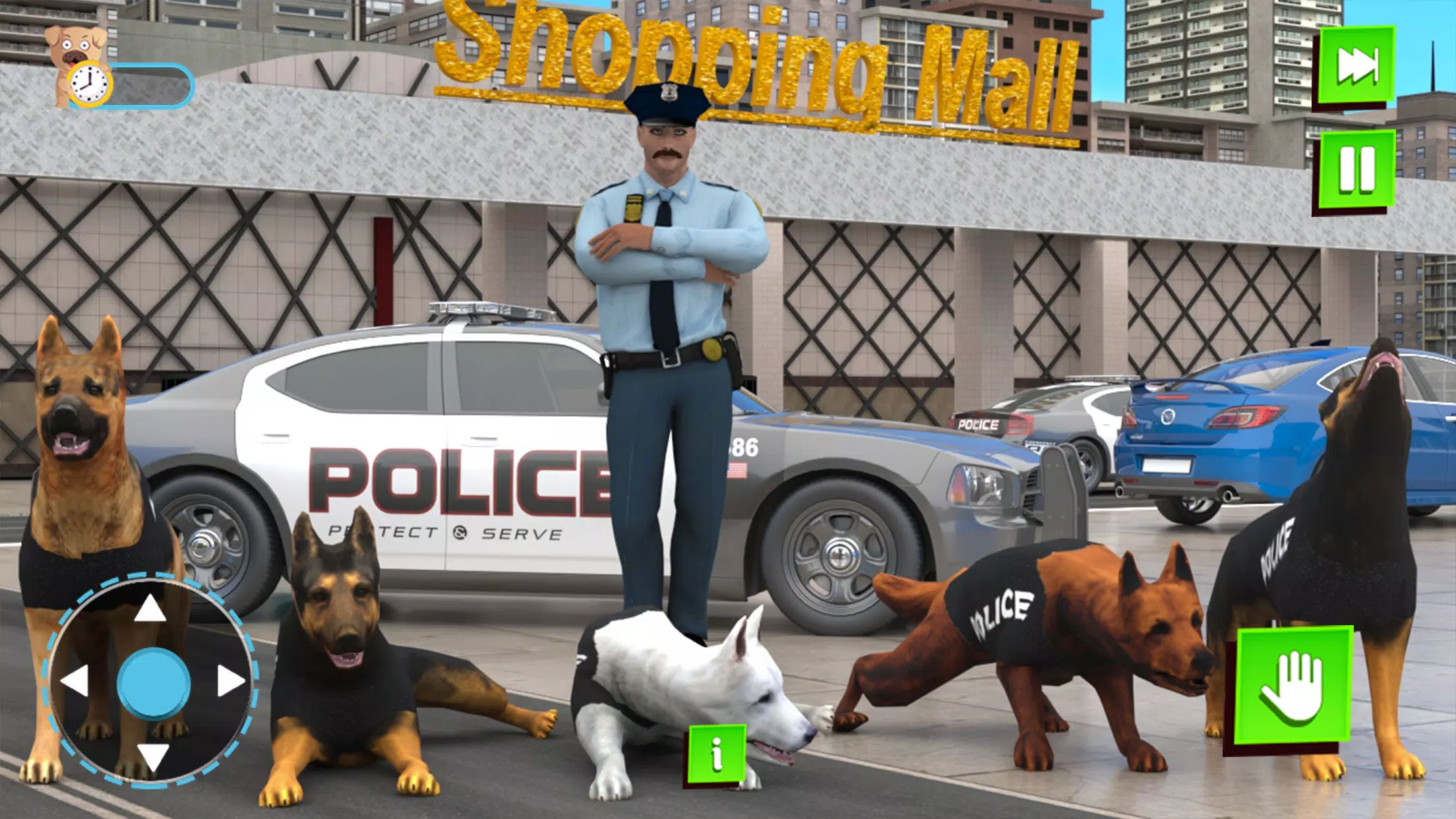 Download do APK de Cachorro correr atrás Jogos : Polícia Crime