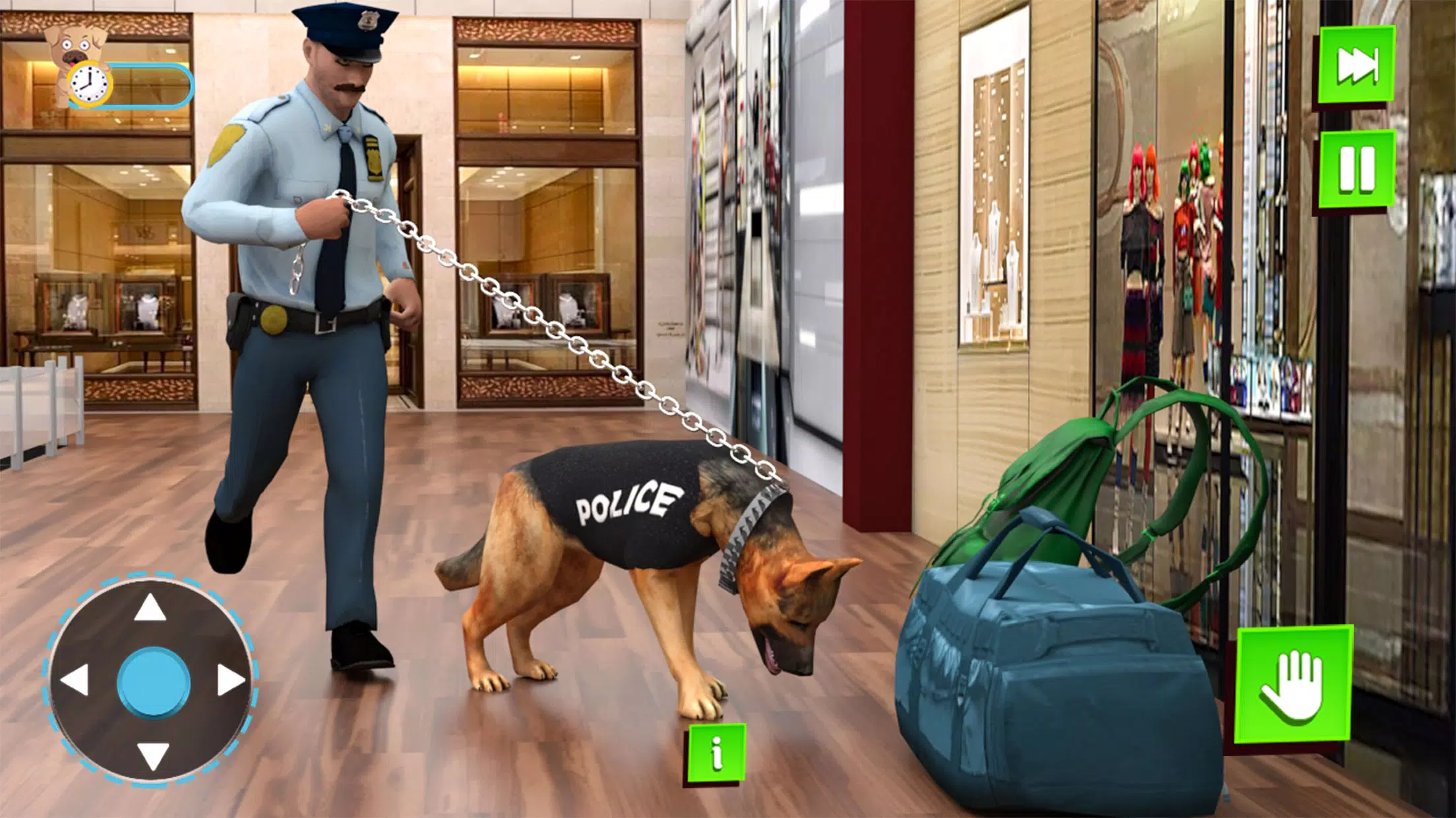 Download do APK de Cachorro correr atrás Jogos : Polícia Crime