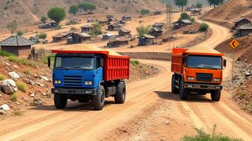 Dump Truck Simulator 3D poster