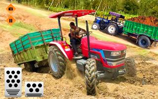 Indian Tractor Driving ポスター