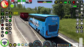 Bus Driving Games Simulator 3D Affiche