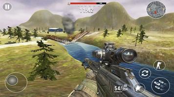 Sniper 3D ทหาร ใน เกมทหาร FPS ภาพหน้าจอ 1