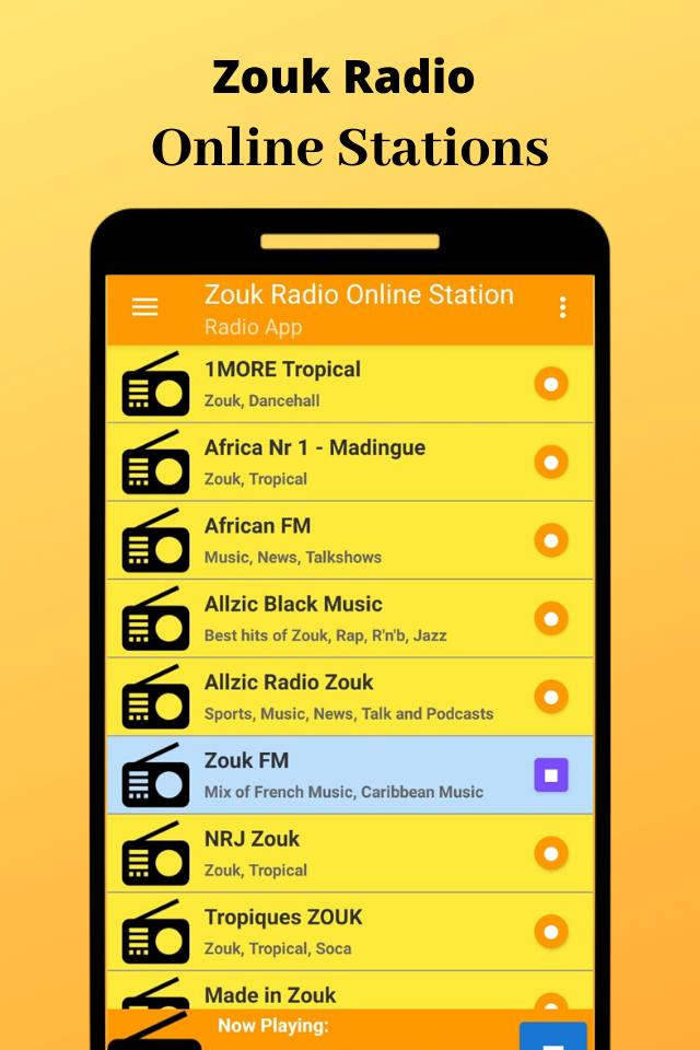 Zouk Radio Online Stations APK for Android Download