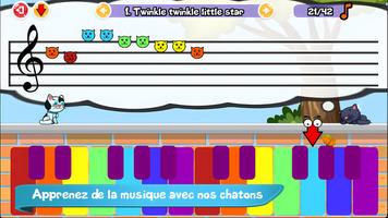 Chat Piano Miaou- Jeux et sons Affiche