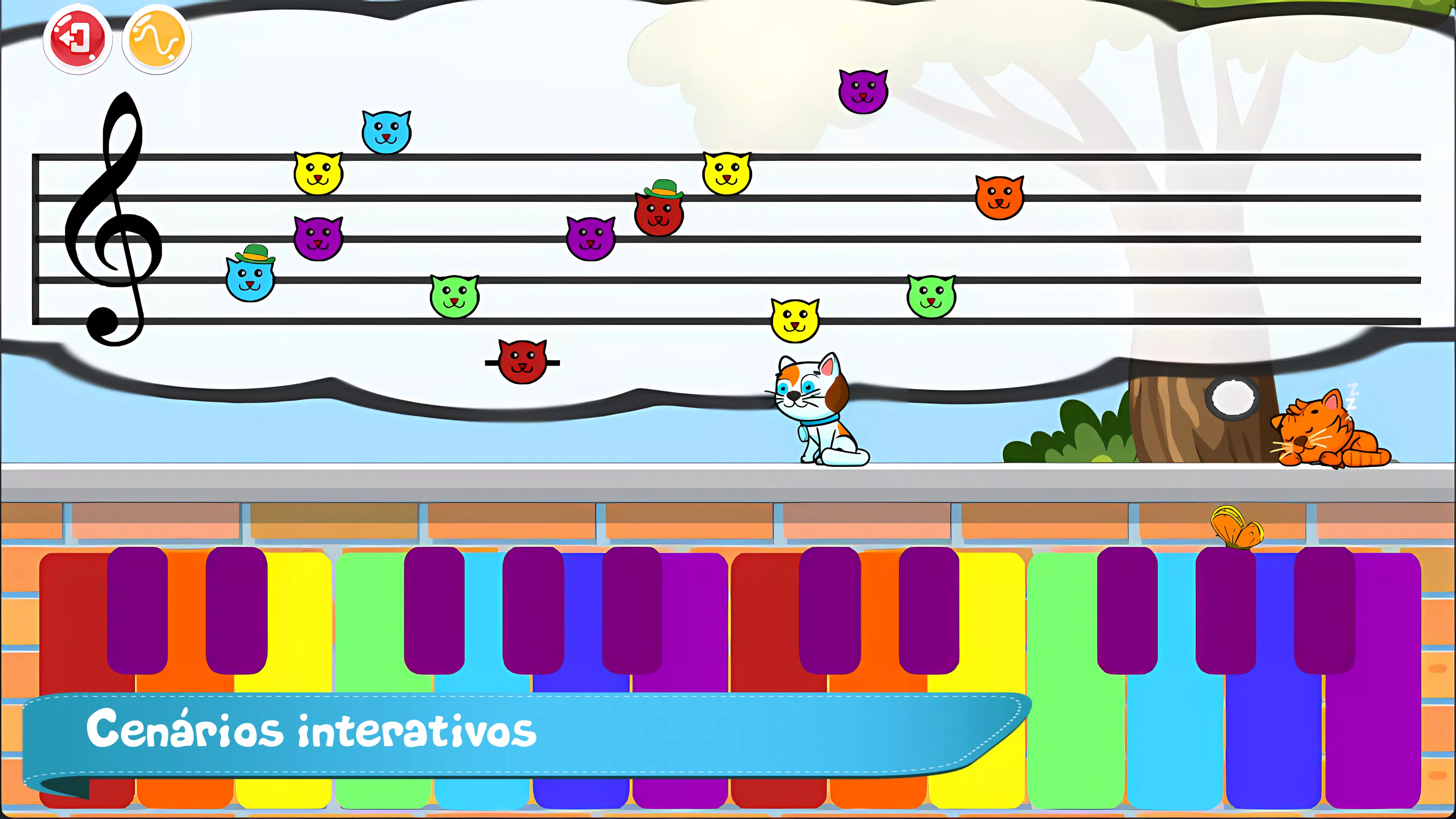 Download do APK de Piano de gato miado e Jogos para Android