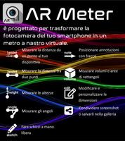 1 Schermata AR Meter: Nastro Metrico