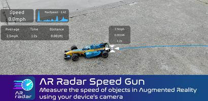 AR Radar Speed Gun Affiche