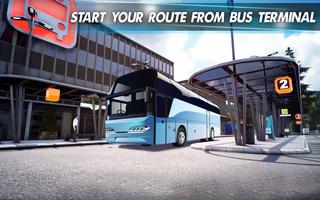 Off Road Tour Coach Fantastic City Bus Driver 3D পোস্টার