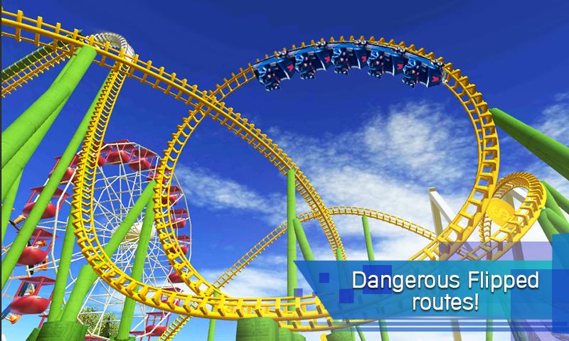 Real Roller Coaster Park Ride Rush Simulator For Android Apk Download - riding fastest roller coaster in roblox point theme park 2
