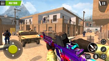 FPS Mission Counter : Offline shooting Game 3d Cartaz