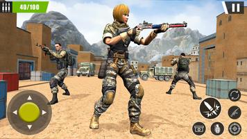 FPS Mission Counter : Offline shooting Game 3d capture d'écran 1