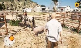 Farm Animals Cargo Truck Games ảnh chụp màn hình 1