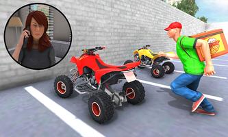 ATV Bike Games- Pizza Delivery screenshot 3
