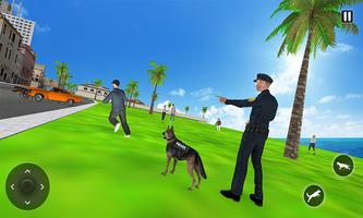 Police Dog Sim 3D Cop Chase captura de pantalla 1
