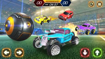 Rocket Car Ball Football Games capture d'écran 2
