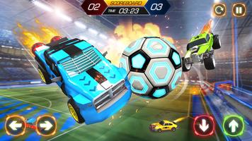 Rocket Car Ball Football Games capture d'écran 3