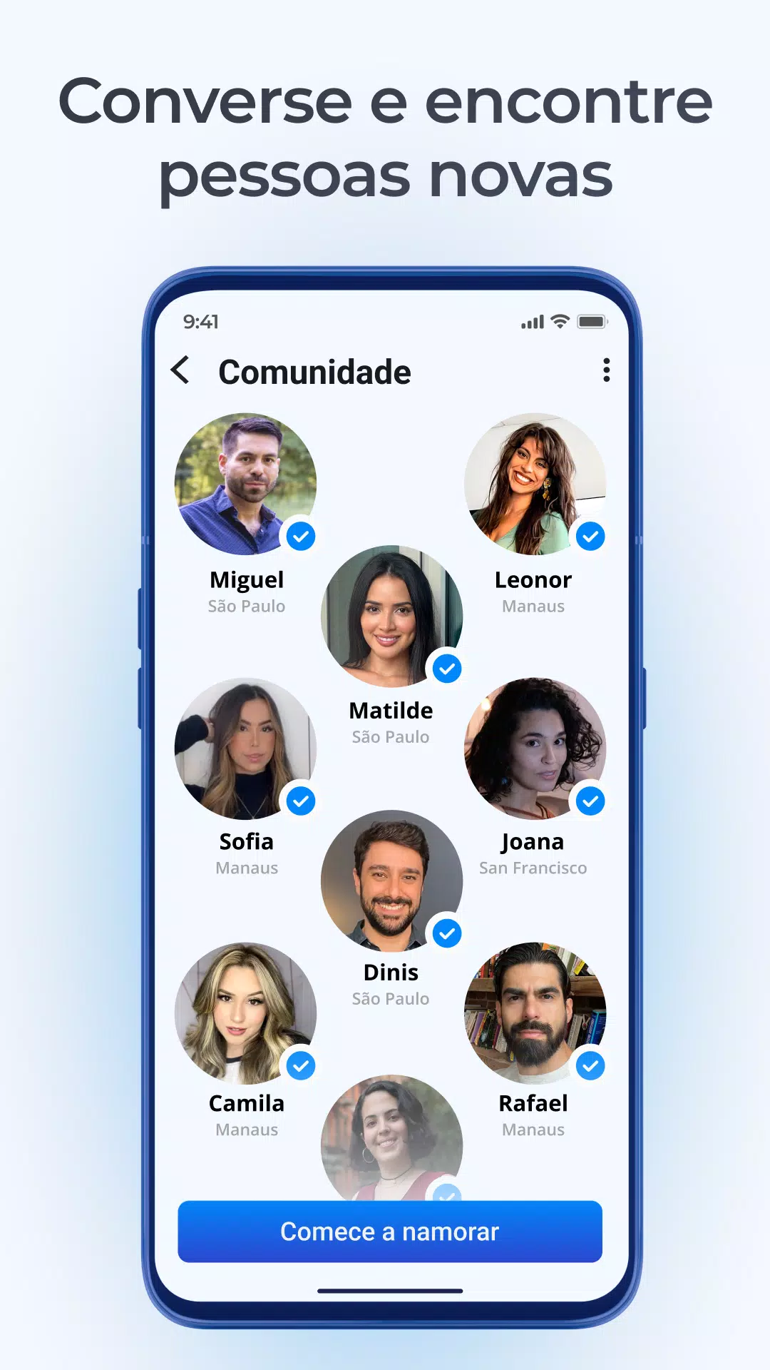 Download do APK de Namoro, bate-papo e amizade para Android