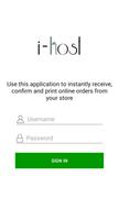 i-host Merchant Affiche