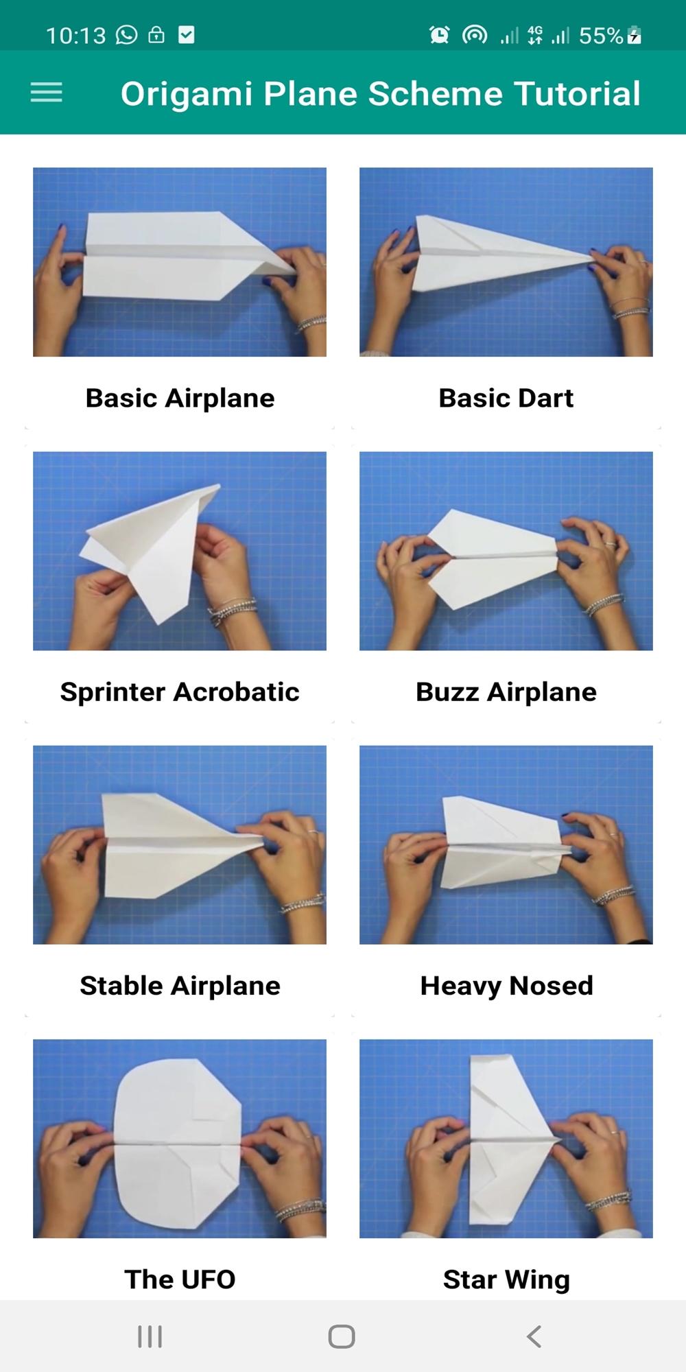 Origami Plane Scheme Tutorial APK for Android Download