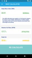 Body Calculator تصوير الشاشة 2