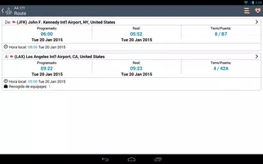 Descargar APK de InfoVuelos Salidas & Llegadas - FlightHero Pro