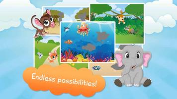 Animals Shadow Puzzles for Kid poster