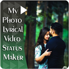 Photo to video maker with old song lyrics icône