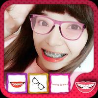 Braces Teeth Beauty Camera โปสเตอร์