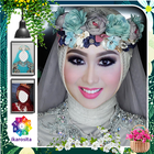 Hijab Pernikahan Editor Frames icône