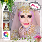 Hijab Pengantin Selfie Camera ikona