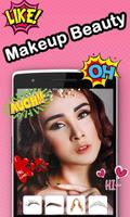 Makeup Beauty Camera syot layar 2