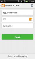 Calorie Counter স্ক্রিনশট 1