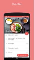 DIRTY, LAZY, KETO Diet poster