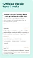 Complete Cajun Cookbook Ekran Görüntüsü 1