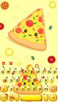 Tasty Cartoon Pizza Plakat
