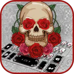 Скачать Фон клавиатуры Tattoo Skull APK