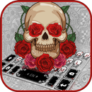 Fundo do Teclado Tattoo Skull APK