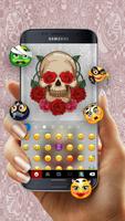 Hình nền bàn phím Tattoo Skull ảnh chụp màn hình 2