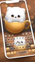 Fundo do Teclado Teacup Puppy Cartaz